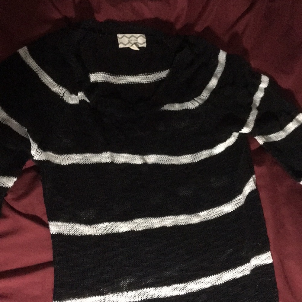 Stripped knitted shirt